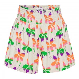 Molo Alanis Shorts Flicka Floral Palms | SE0000409