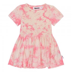 Molo Cibi Klänningar Flicka Rose Tie Dye | SE0001298