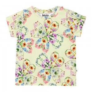 Molo Elly T Shirts Tops Flicka Flower Love | SE0001428