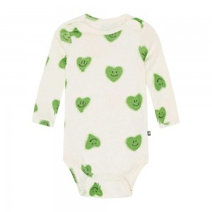 Molo Foss Bodies Babysuits Pojke Hearts | SE0001248