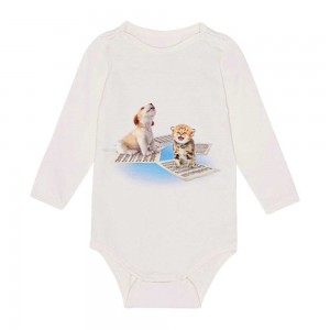 Molo Foss Bodies Babysuits Flicka Love Music Body | SE0001272