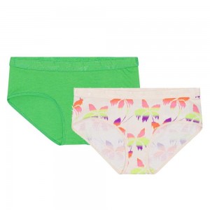 Molo Jana 2-Pack Underwear Nightwear Flicka Green Palms | SE0000608