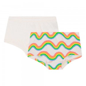 Molo Jemma 2-Pack Underwear Nightwear Flicka Shell Rainbows | SE0000600