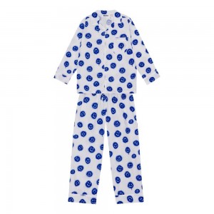 Molo Lex Nightwear Flicka Smiles White | SE0000617