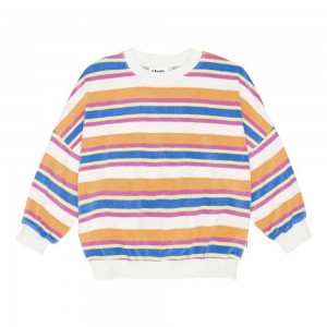 Molo Marika Sweatshirts Cardigans Flicka Artist Stripe | SE0000474