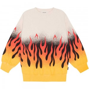 Molo Monti Sweatshirts Cardigans Pojke On Fire | SE0000765