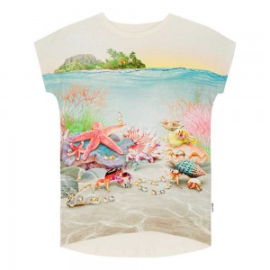 Molo Ragnhilde T Shirts Tops Flicka Underwater Fun | SE0000495