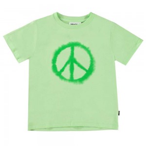 Molo Rame T Shirts Tops Pojke Water Peace | SE0000638