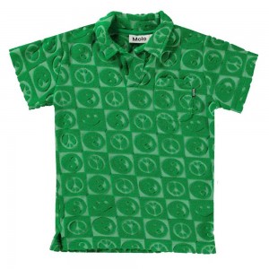 Molo Randel T Shirts Tops Pojke Bright Green | SE0000817