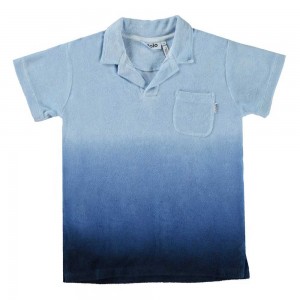 Molo Randel T Shirts Tops Pojke Reef Blue | SE0000637