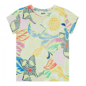 Molo Ranva T Shirts Tops Flicka Charleston Floral | SE0000533