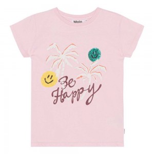 Molo Ranva T Shirts Tops Flicka Glitter Palms | SE0000526