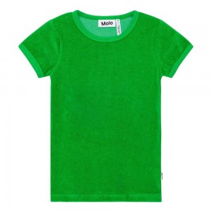 Molo Raquel T Shirts Tops Flicka Classic Green | SE0000504