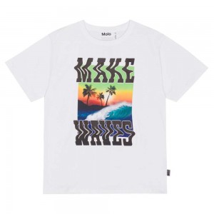 Molo Riley T Shirts Tops Pojke Make Waves | SE0000772