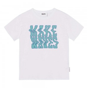 Molo Riley T Shirts Tops Pojke Wave Maker | SE0000807