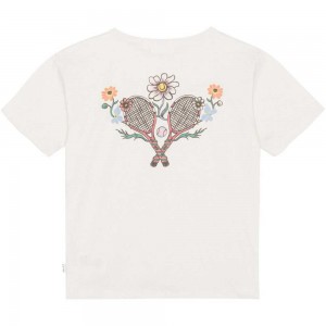 Molo Riley T Shirts Tops Flicka Floral Tennis | SE0000550