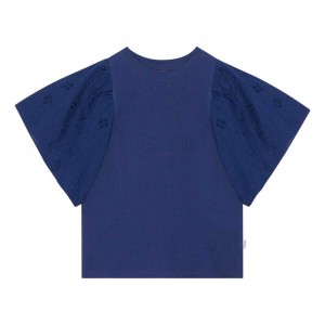 Molo Ritza T Shirts Tops Flicka Ink Blue | SE0000578