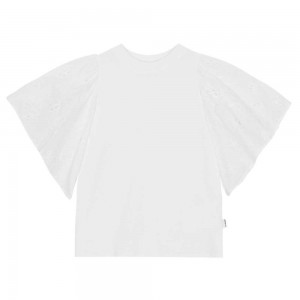 Molo Ritza T Shirts Tops Flicka White | SE0000492