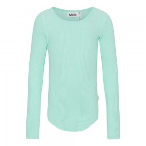 Molo Rochelle T Shirts Tops Flicka Cool Mint | SE0000588