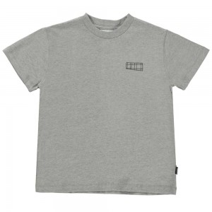 Molo Roxo T Shirts Tops Flicka Grey Melange | SE0000596