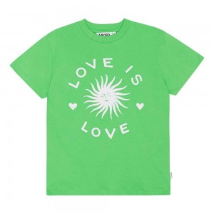 Molo Roxo T Shirts Tops Flicka Love Is Love | SE0000515