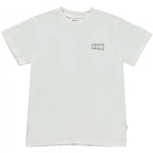 Molo Roxo T Shirts Tops Flicka White | SE0000598