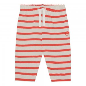 Molo Saxon Pants Jeans Flicka Shell Red Stripe | SE0001389