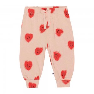 Molo Simeon Pants Jeans Flicka Red Hearts | SE0001385