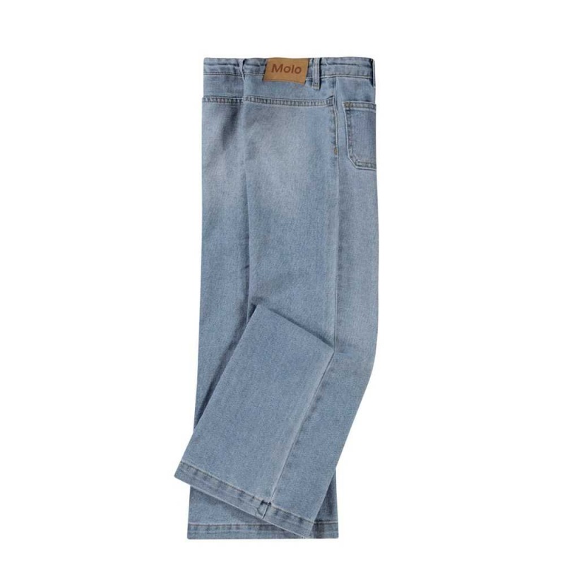 Molo Adina Byxor & Jeans Flicka Light Blue Denim | SE0000346