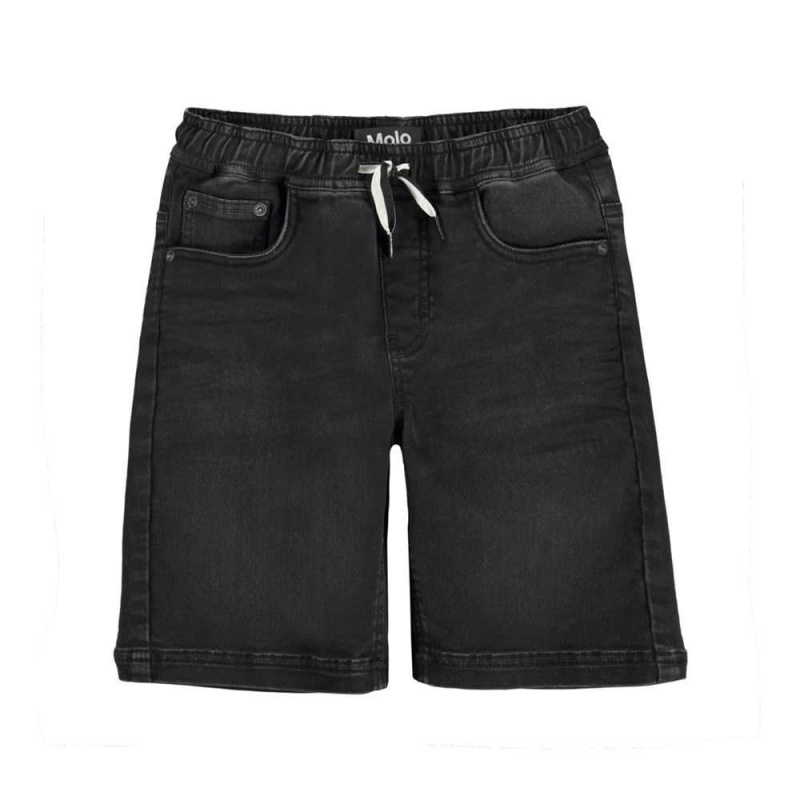 Molo Ali Shorts Pojke Washed Black | SE0000687