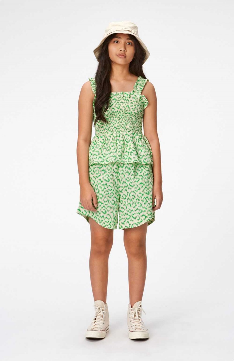 Molo Alice Shorts Flicka Green Leo | SE0000396