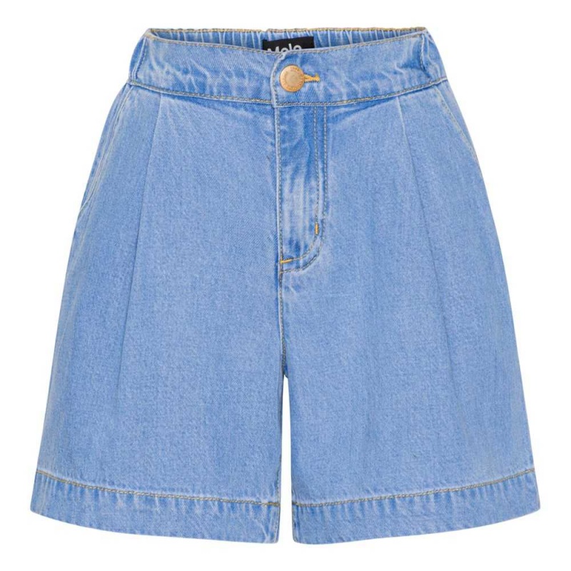 Molo Amari Shorts Flicka Summer Wash Indigo | SE0000421