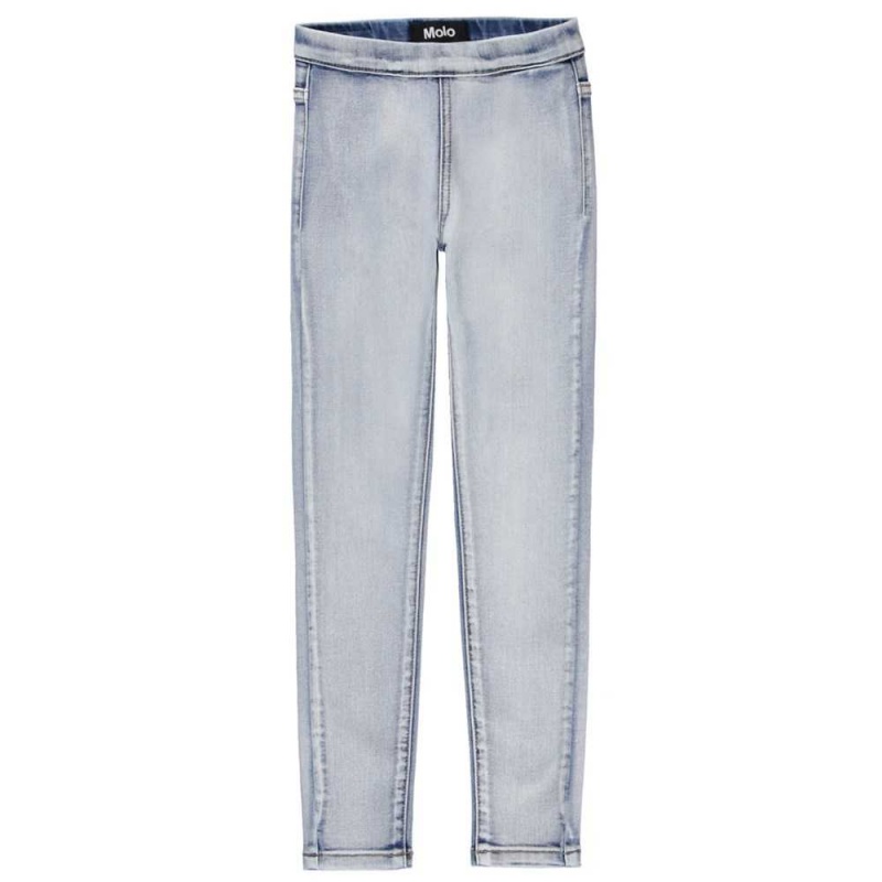 Molo April Byxor & Jeans Flicka Light Washed Blue | SE0000377