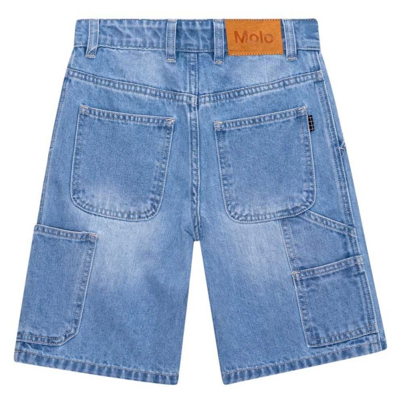 Molo Archie Shorts Pojke Lightblue Denim | SE0000726