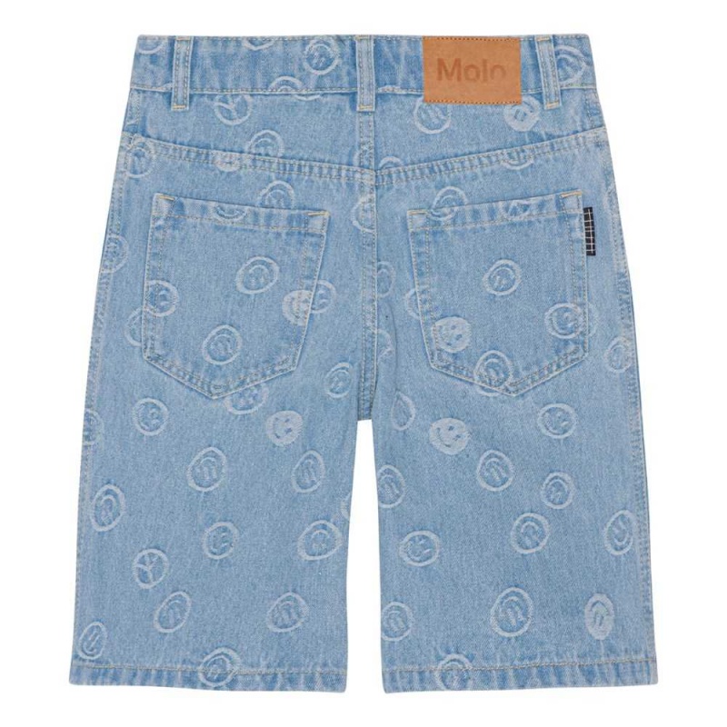 Molo Art Shorts Pojke Happiness Light | SE0000717