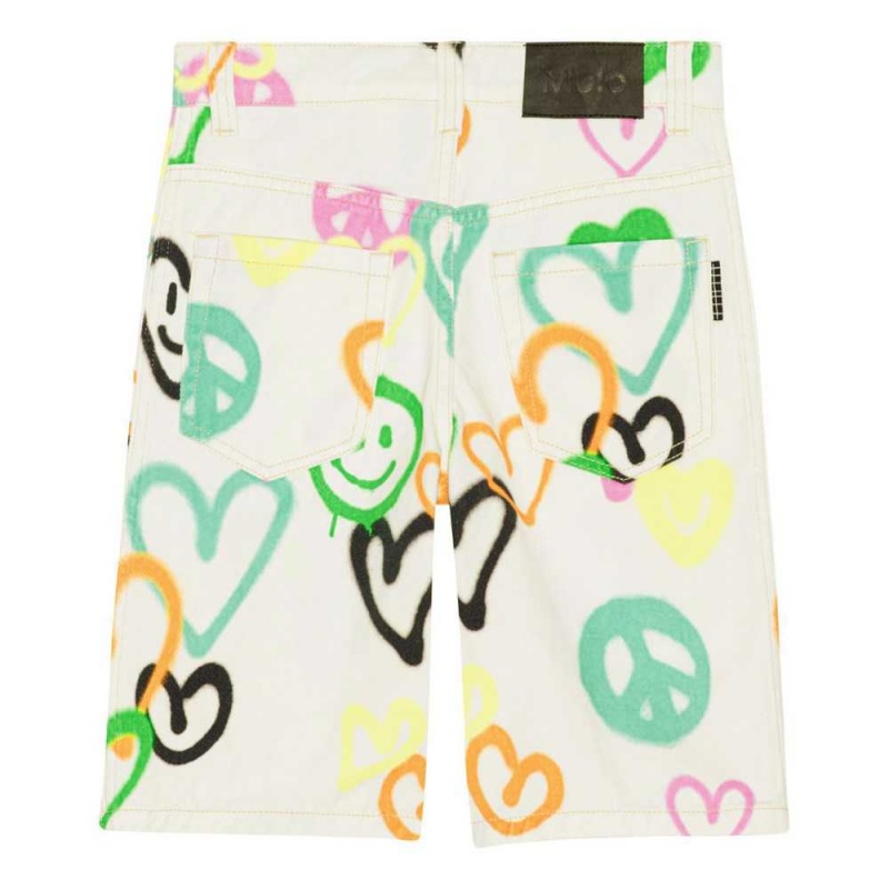 Molo Art Shorts Pojke Heart Colours | SE0000698