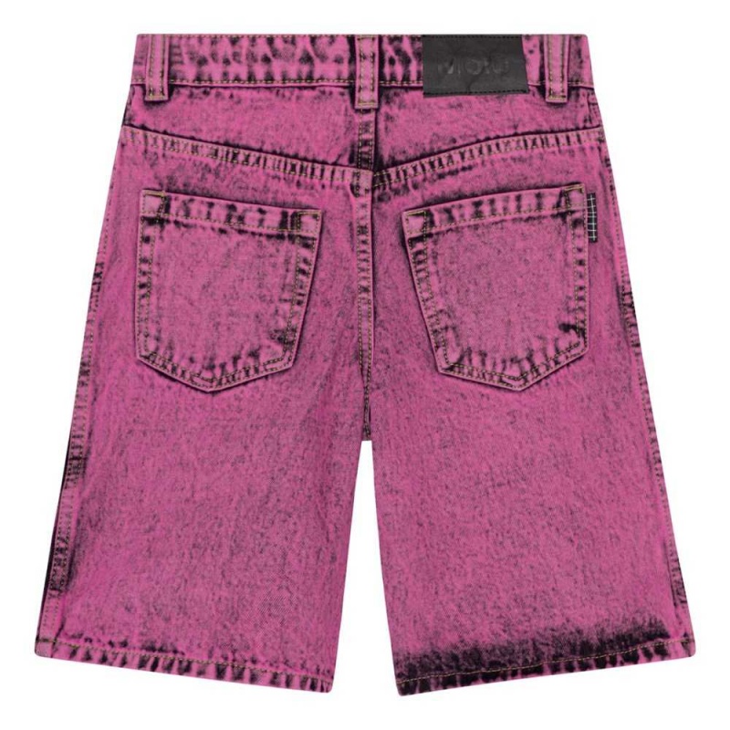 Molo Art Shorts Pojke Pinkish Overdye | SE0000727