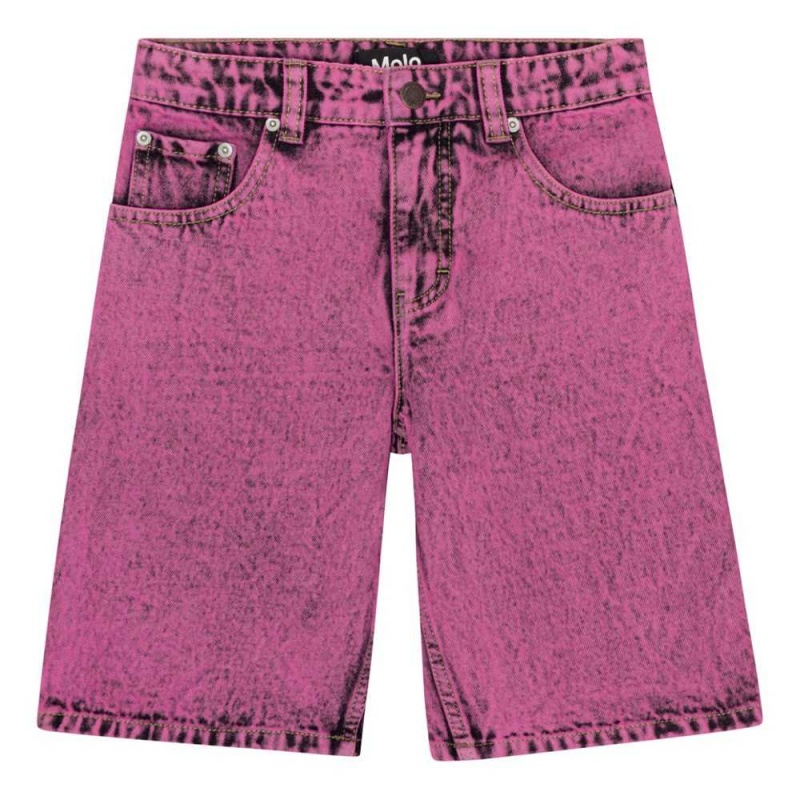 Molo Art Shorts Pojke Pinkish Overdye | SE0000727