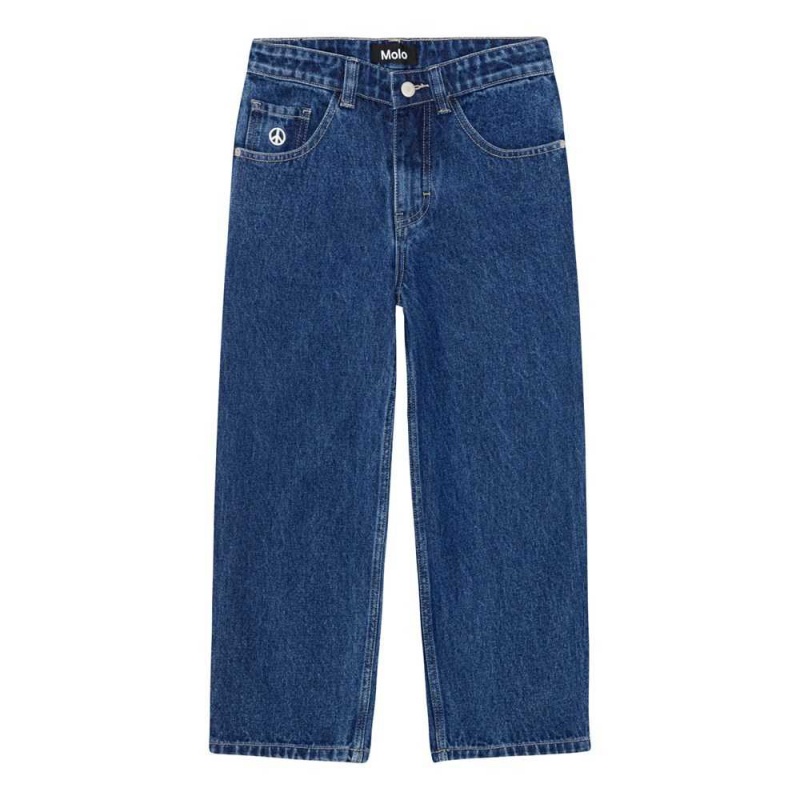 Molo Aska Byxor & Jeans Pojke Blue Denim | SE0000661