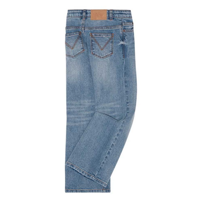 Molo Asta Byxor & Jeans Flicka Washed Denim Blue | SE0000375