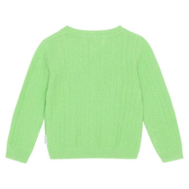 Molo Blake Sweatshirts Cardigans Pojke Grass Green | SE0001319