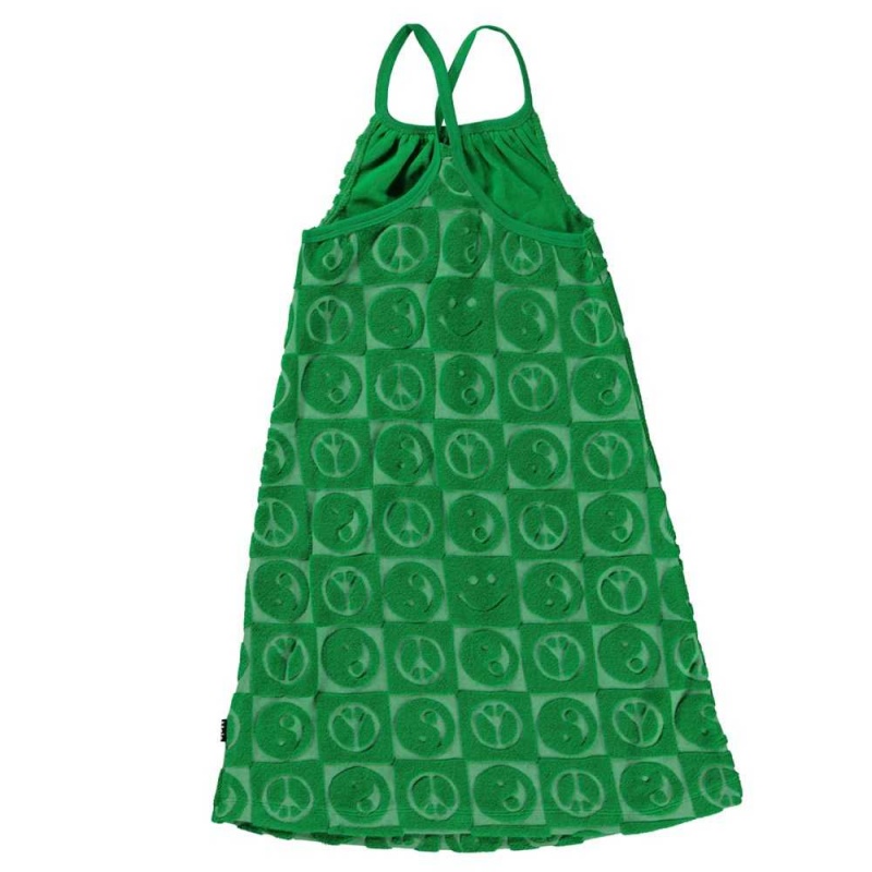 Molo Charming Dresses Flicka Bright Green | SE0000181