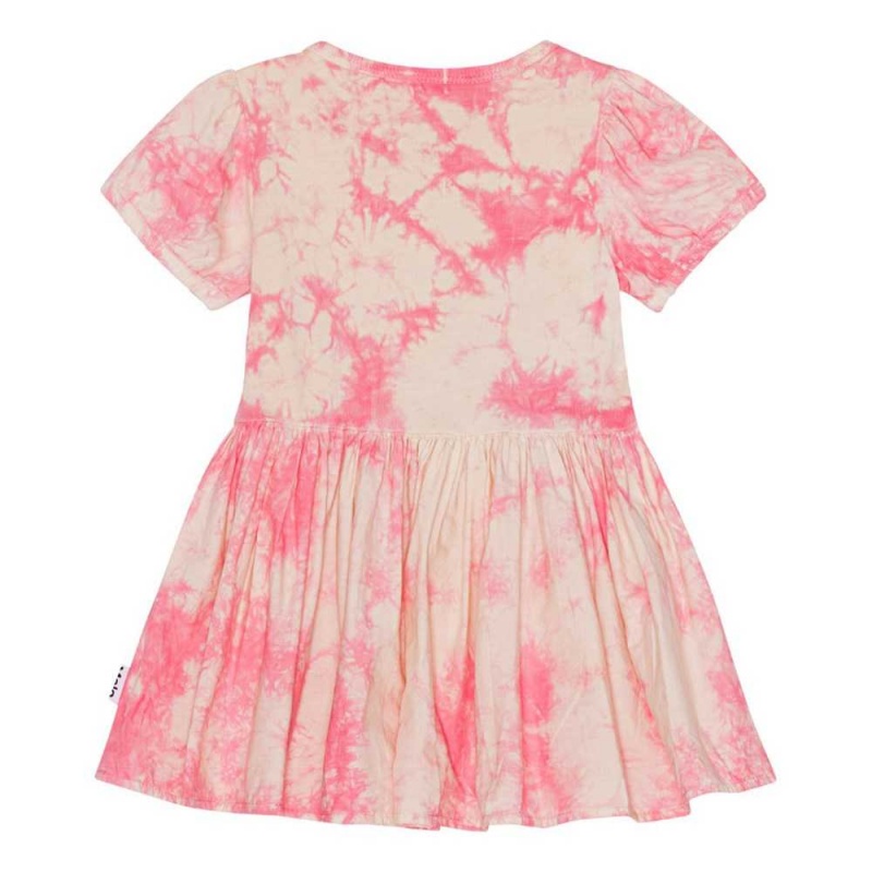 Molo Cibi Klänningar Flicka Rose Tie Dye | SE0001298