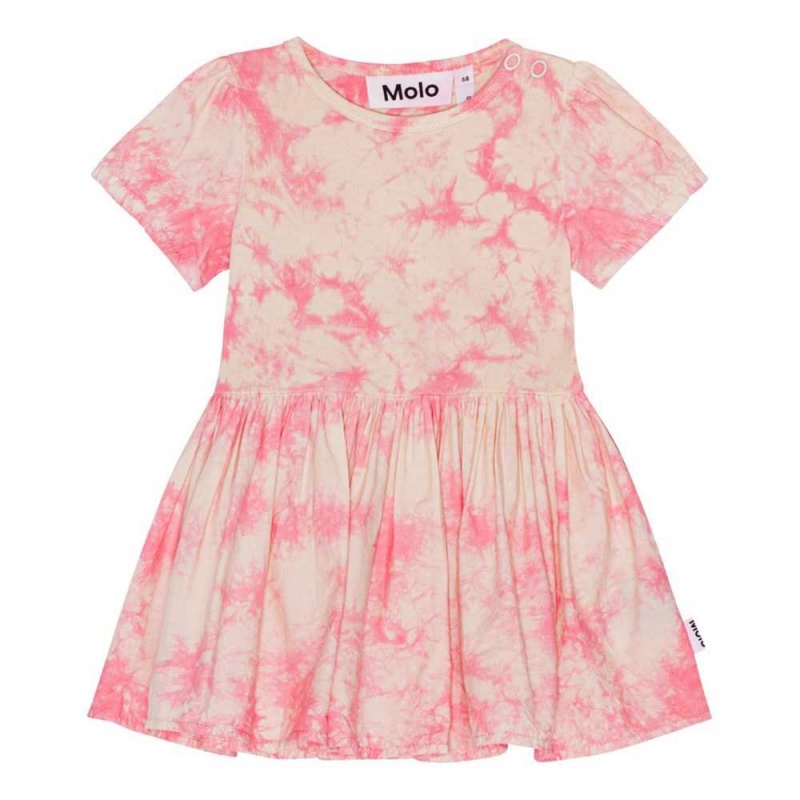 Molo Cibi Klänningar Flicka Rose Tie Dye | SE0001298