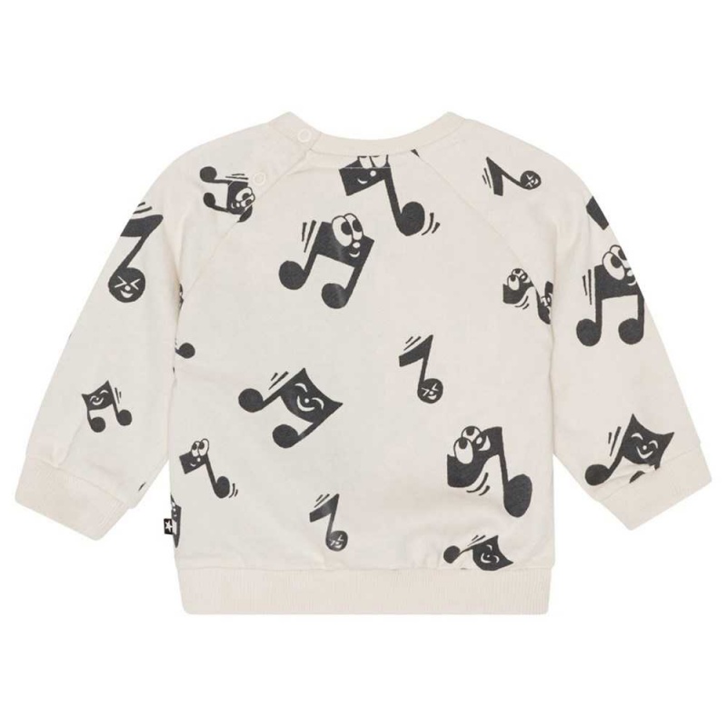 Molo Disc Sweatshirts Cardigans Flicka Happy Notes | SE0001404