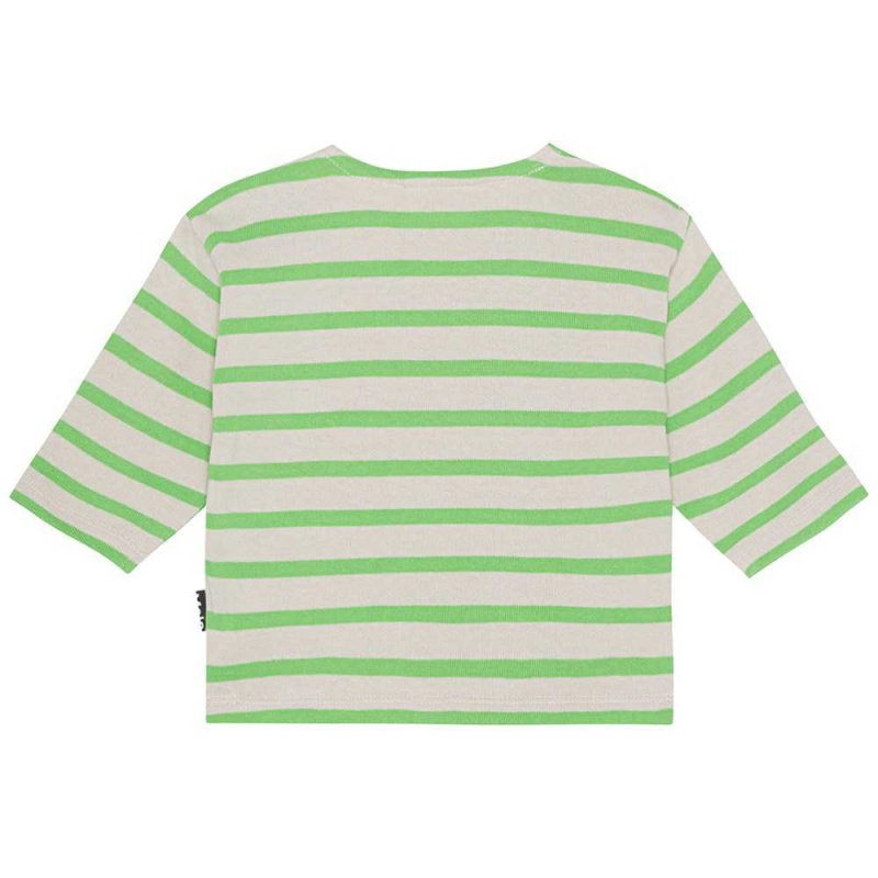 Molo Edarko T Shirts Tops Pojke Grass Stripe | SE0001422