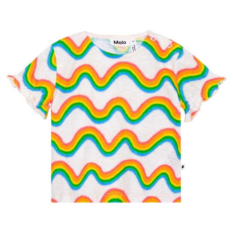 Molo Eline T Shirts Tops Flicka Rainbow Mini | SE0001435