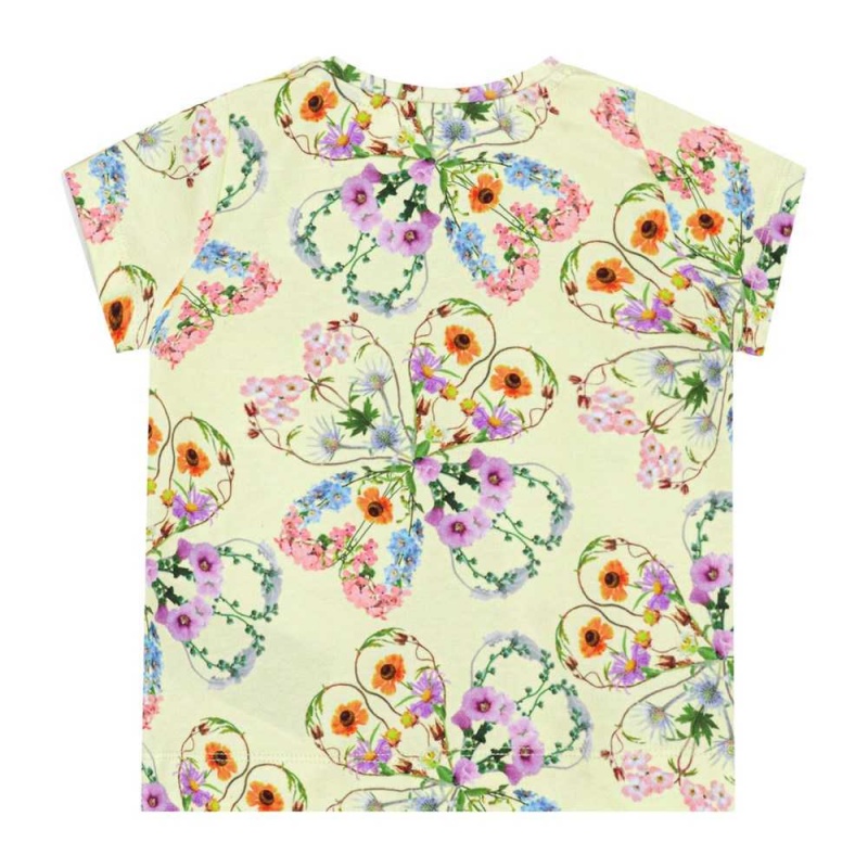 Molo Elly T Shirts Tops Flicka Flower Love | SE0001428