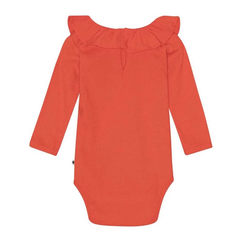 Molo Faye Bodies Babysuits Flicka Red Clay | SE0001282