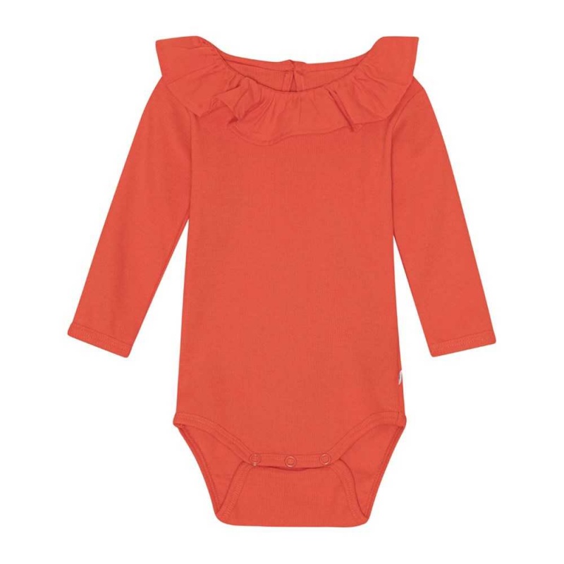 Molo Faye Bodies Babysuits Flicka Red Clay | SE0001282